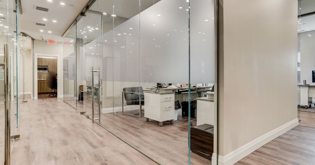 Glass Wall Partitions The Safe Solution for PostCovid Offices