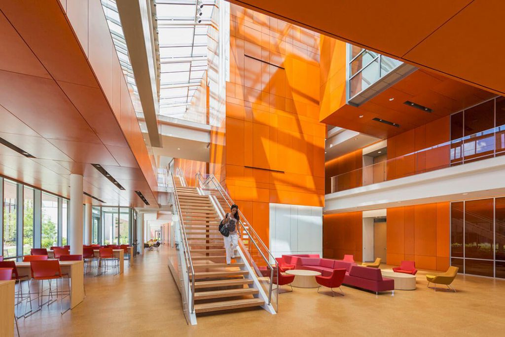 Glass Roof and Walls in Orange building 