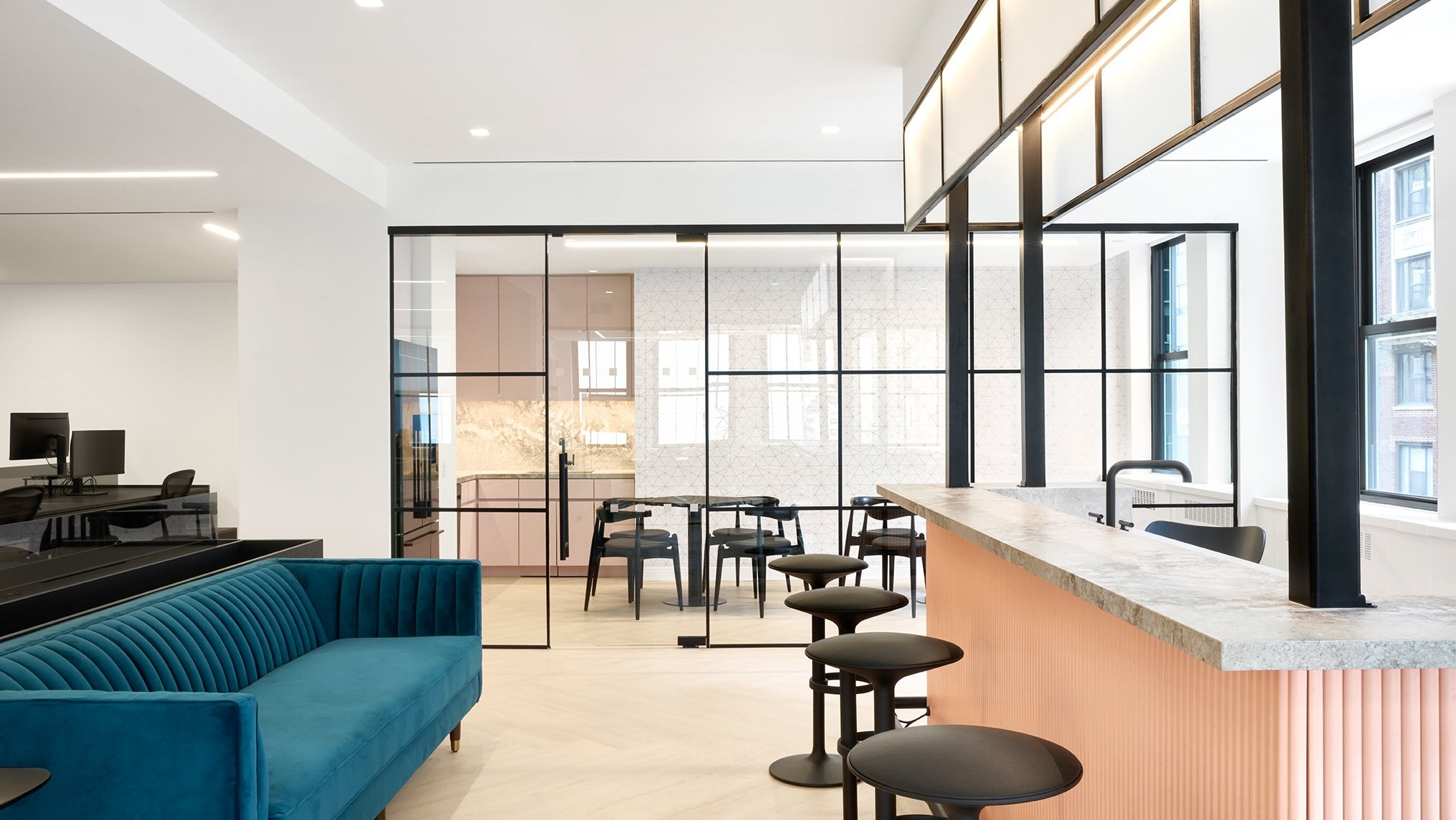 MetroWall's LP Series with a 36 STC rating in kitchen area.